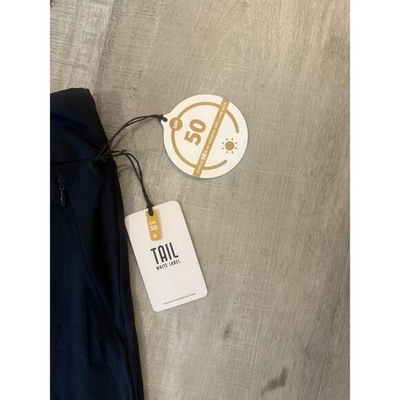 Tail White Label Skort Womens Medium Night Black 18" Pull On UPF 50 Golf Tennis - Picture 3 of 6